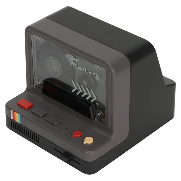 Reproductor de cassette de cassette portátil Cinta estéreo retro stailer admite aux y tarjeta de memoria