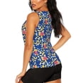 thumbnail image 4 of Picia Cute Popcorn Pattern Women's Workout Tank Top,Breathable Activewear,Slim Fit Athletic Top,Versatile Workout Moisture-wicking top-Small, 4 of 9