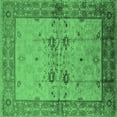 thumbnail image 1 of Ahgly Company Indoor Square Oriental Emerald Green Traditional Area Rugs, 5' Square, 1 of 4