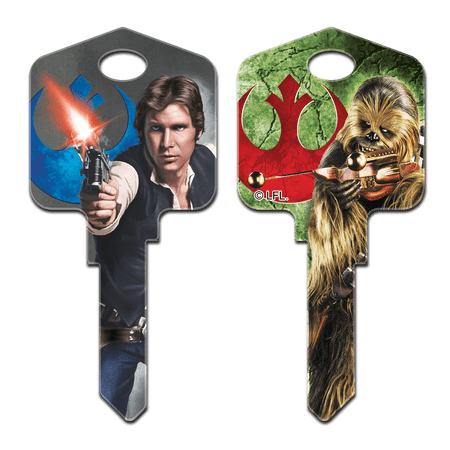 Star Wars Han Solo Key Blank – SC1 Schlage – Licensed Decorative House Key