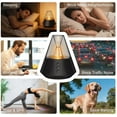 thumbnail image 3 of Kipcush 30 Non-Looping White & Pink Noise, Adjustable Night Light Sound Machine w/ Memory Recall for Baby and Adult Black, 3 of 8