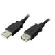 Ziotek 131 1035 Ziotek USB 2.0 Câble un Mâle à une Femelle- Noir- 10ft – image 2 sur 2