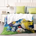 thumbnail image 4 of Palworld anti-pilling, suave, ligera, esponjosa y acogedora de lujo para hogar y cocina – Perfecta para niños y adultos,130X150cm, 4 of 6