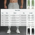 thumbnail image 5 of Betivan Men's Spring Casual Slim Fit Joggers Drawstring Waist Cuffed Ankle Multi-Pocket Athletic Pants Youth-Friendly Outdoor Training Durable Full Length Casual Wear, 5 of 5