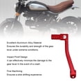 thumbnail image 4 of Palanca De Cambio De Marchas De Motocicleta, Mecanizado Fino Palanca De Cambio De Marchas De Motocicleta Color Rojo Amplia Compatibilidad Para 110ml 125ml 140ml Motocross, 4 of 7
