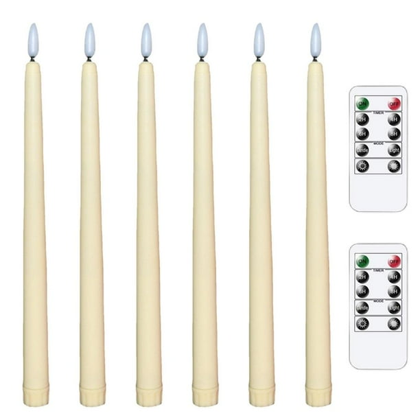 Vela sin llama, 6 velas LED parpadeantes sin llama, vela LED parpadeante, luz cálida, diseñada a medida