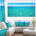 thumbnail image 1 of Blue Benidorm Levante Beach - Seascape Canvas Art Print, 1 of 3