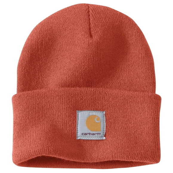 Gorro Carhartt de punto con puños en naranja desierto