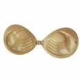 Cptfadh Adhesive Bra Strapless Sticky Silicone Bra for Backless Dress