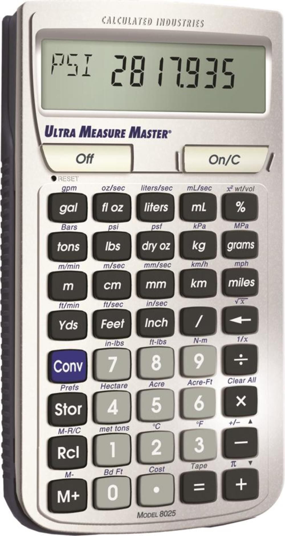 Calculated Industries U.s. Standard To Metric Conversion Calculator