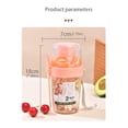 thumbnail image 3 of Double Layer Storage Cup with Separate Compartments for Dressing and Green Keep Freshness Portable Use, 3 of 8