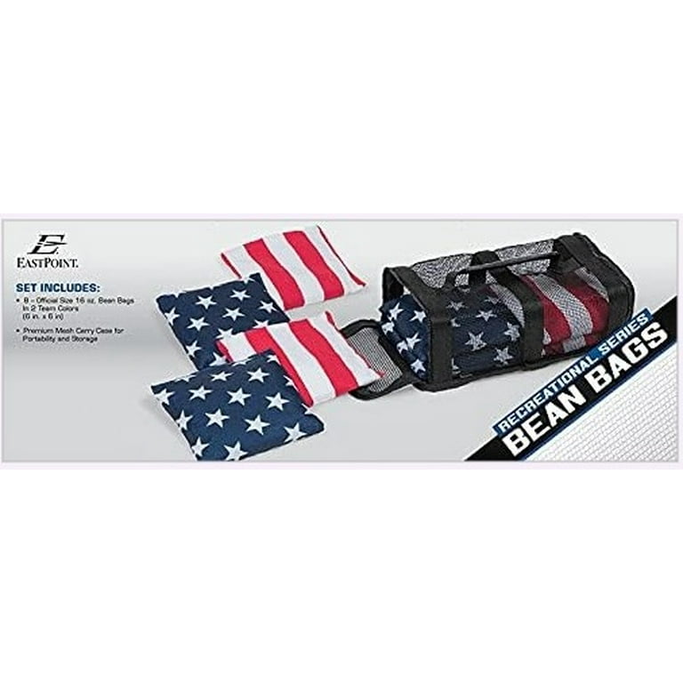 EastPoint Sports Cornhole Bags Stars and Stripes Regulation Size