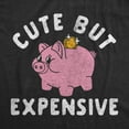 thumbnail image 2 of Cute But Expensive Baby Bodysuit Funny Sarcastic Graphic Novelty Jumper for Infants, 2 of 8