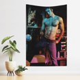 thumbnail image 3 of Tapiz de Chris Evans para hombre, decoración de pared para dormitorio de niños, sala de estar y dormitorio, 3 of 8