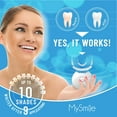 thumbnail image 5 of MySmile Teeth Whitening Kit  & Teeth Whitening strips, Non-Sensitive Teeth Whitening Gel, 5-LED Teeth Whitening Light, Remove Years of Stains, Mint, 5 of 8