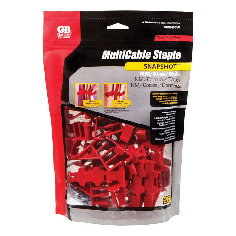 グランドセール 漫画 GB MCS-20W Snapshot Multi-Cable Staple Polypropylene Pack ウィッグ・エクステ