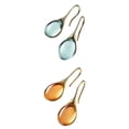 thumbnail image 1 of 4 Uds. Pendientes colgantes de gancho Natural para mujer en apariencia de lágrima, joyería para boda Fernando Pendiente de botón para niñas, 1 of 8