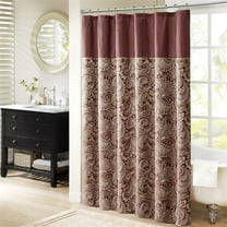 Home Essence Charlotte Jacquard Shower Curtain