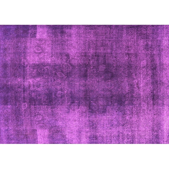 Ahgly Company Indoor Rectangle Oriental Pink Industrial Area Rugs, 8' x 12'
