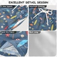 thumbnail image 2 of FORMRS Boys Swim Trunks Quick Dry Mesh Lining Beach Boardshorts, Sizes XS-XL, Blue Beach Pattern, 2 of 7