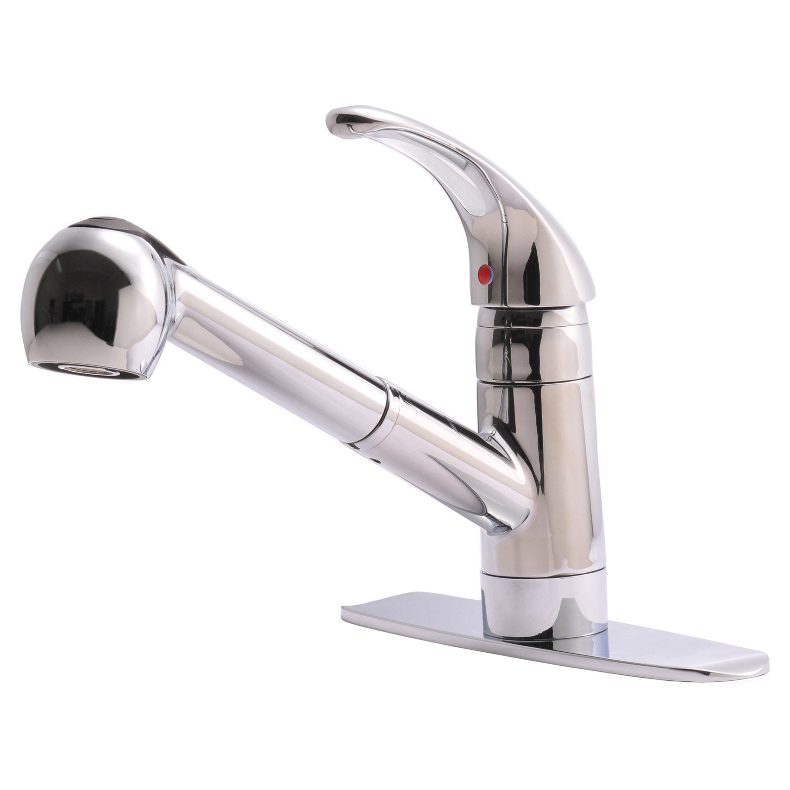 Ultra Faucets Uf12000 Chrome Finish Single Handle Kitchen Faucet Ultra Faucets Uf12000 Chrome Finish
