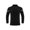 Black, variant on LOVZFMLL Jackets for Men Casual Solid Color Long Sleeve Stand-up Collar Blouse Shirt