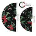 thumbnail image 4 of Ryvnso Christmas Tree Skirt Fir Berry with Bows Xmas Tree Skirts Ornament Home Decorations 35.4", 4 of 6