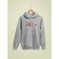 thumbnail image 3 of Made With Love W Daisy  Hoodie Women -Image by Shutterstock, Female Medium, 3 of 4