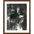 thumbnail image 2 of Art.com Pablo Casals, the Great Cello Player in His Home in Barcelona Premium Photographic Print, Brown Frame Wall Art, 17" x 21", 2 of 5