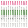 thumbnail image 1 of Unique Bargains Double Ended Disappearing Ink Fabric Marker Pen, Pink White 12 Pack, 1 of 6