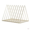 thumbnail image 1 of 2x Metal Book Book Holder Moderno Minimalist Bookshelf para Home Office Gold Sunnimix Estantería de escritorio de metal, 1 of 8