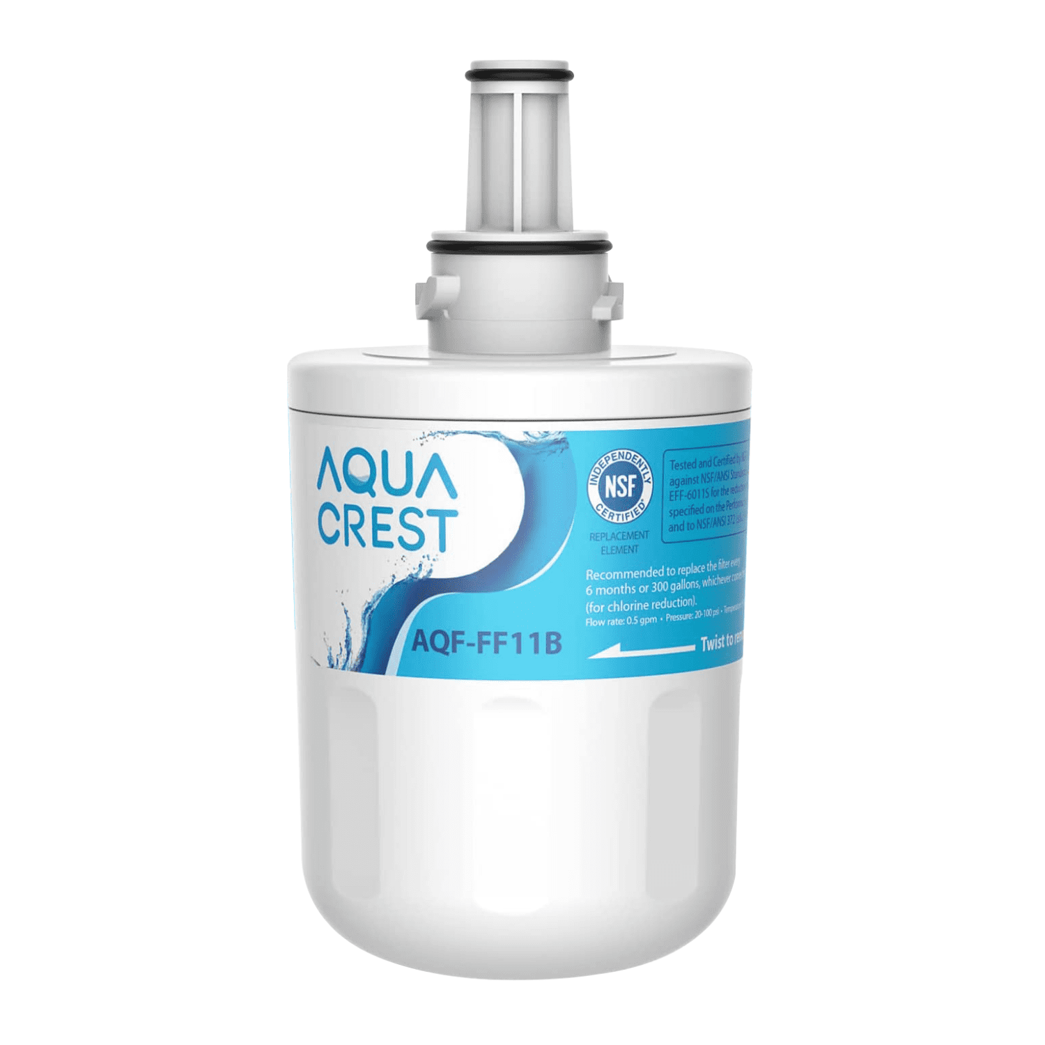 AQUA CREST DA2900003G Water Filter, Replacement for Samsung DA29