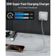 thumbnail image 3 of Cargador USB C WIDAQUO 35 W para iPhone 17/17 Pro Max/Air + Cable, 3 of 7