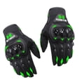 thumbnail image 1 of Guantes hanylish Negro Verde con Sensores Táctiles para Motociclista, Antideslizantes y Cómodos para, 1 of 7