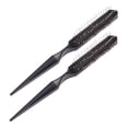 thumbnail image 4 of Beaupretty 2pcs Professional Brush Hair Extension Brush Prevent Hair Knot Black, 4 of 8