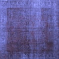 thumbnail image 1 of Ahgly Company Indoor Square Persian Blue Bohemian Area Rugs, 5' Square, 1 of 4