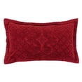 thumbnail image 4 of Better Trends 3 Piece Chenille Bedspread Set for King Bedspread 100% Cotton Lightweight Bedspread for all Season Ashton Collection (Burgundy), 4 of 6