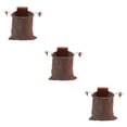 thumbnail image 3 of Advancent Bolsa de forraje PU Mini Mushroom Cosecha Bolsa Llaves Monedas Contenedor Acampar al aire libre Cinturón marrón Type1 NO1, 3 of 6