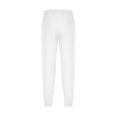 thumbnail image 5 of Miluxas Men's Casual Joggers Pants Cotton Elastic Waist Drawstring Chino Pants Hiking Outdoor Track Sweatpants White, 5 of 7