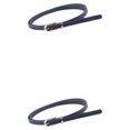 thumbnail image 1 of ZLight Ceinture ple pour Femmes Ceinture Intemporelle pour le Travail Ou le Repos Style Ceinture Réglable Bretelles de Robe en PU Ceinture de Taille Costumes Bleu Marine 2ensemble, 1 of 6