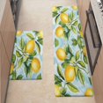 thumbnail image 2 of Anti Fatigue Cushioned Kitchen Mats For Floor, Waterproof Non Slip Comfort Mat, Lemons And Leaves Pattern (5) Kitchen Rug For Kitchen , Laundry, Office, 2 of 7