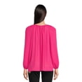 thumbnail image 5 of The Pioneer Woman Women's Keyhole Crepe Top, 5 of 5