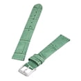 thumbnail image 1 of Banda Vert Clair 16mm de Large Véritable Alligator Motif Bande de Cuir de Veau, 1 of 6