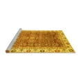 thumbnail image 2 of Ahgly Company Machine Washable Indoor Rectangle Oriental Yellow Traditional Area Rugs, 3' x 5', 2 of 4