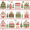Red Christmas House, variant on FORMRS 1-Subject Spiral Notebook 8" x 5" College Ruled 60 Refillable Sheet A5 Hard Cover, 2 Pack, Red Christmas House
