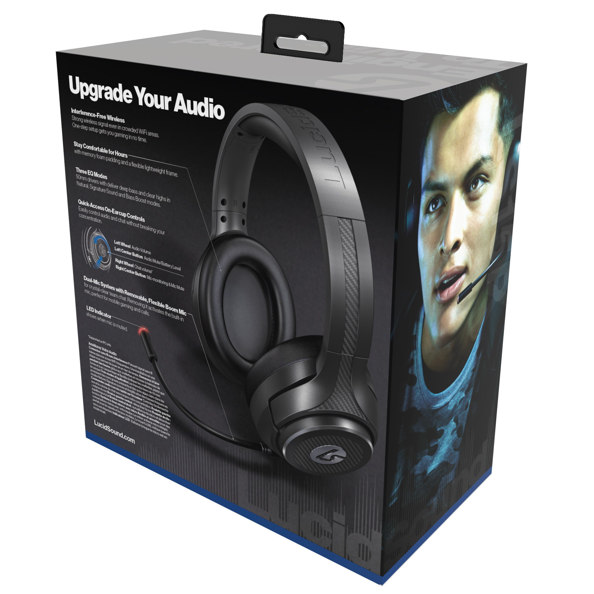 LucidSound LS15P Wireless Stereo Gaming Headset for PlayStation 4/5 - image 3 of 8