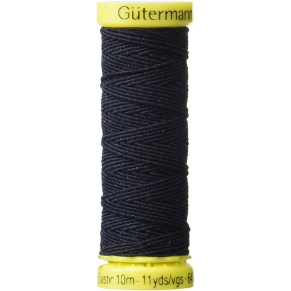 Gutermann Elastic Thread 11yd-Navy