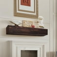 thumbnail image 1 of VEVOR Fireplace Mantel Wood Shelf Floating Rustic Fireplace Mantel 48" Brown, 1 of 9