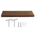thumbnail image 2 of TOPINCN Wood Wall Shelf Floating Shelves, Floating Wall Shelves, For Store Books Store Photos, 2 of 8