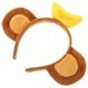 thumbnail image 4 of Diadema con orejas de mono y plátano en la parte superior, accesorio para el cabello de cosplay para disfraz de mujer., 4 of 5